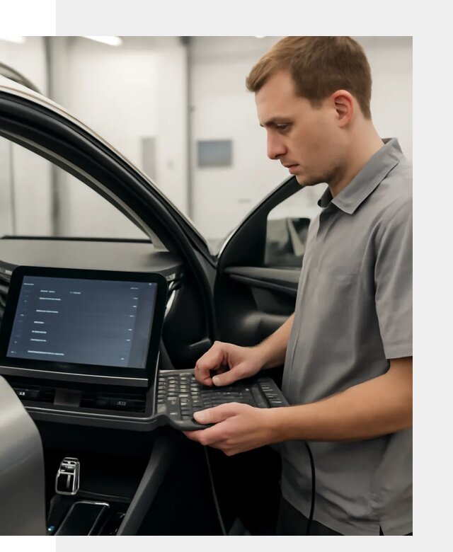 Русификация мультимедиа автомобилей Lynk Co в Ухте